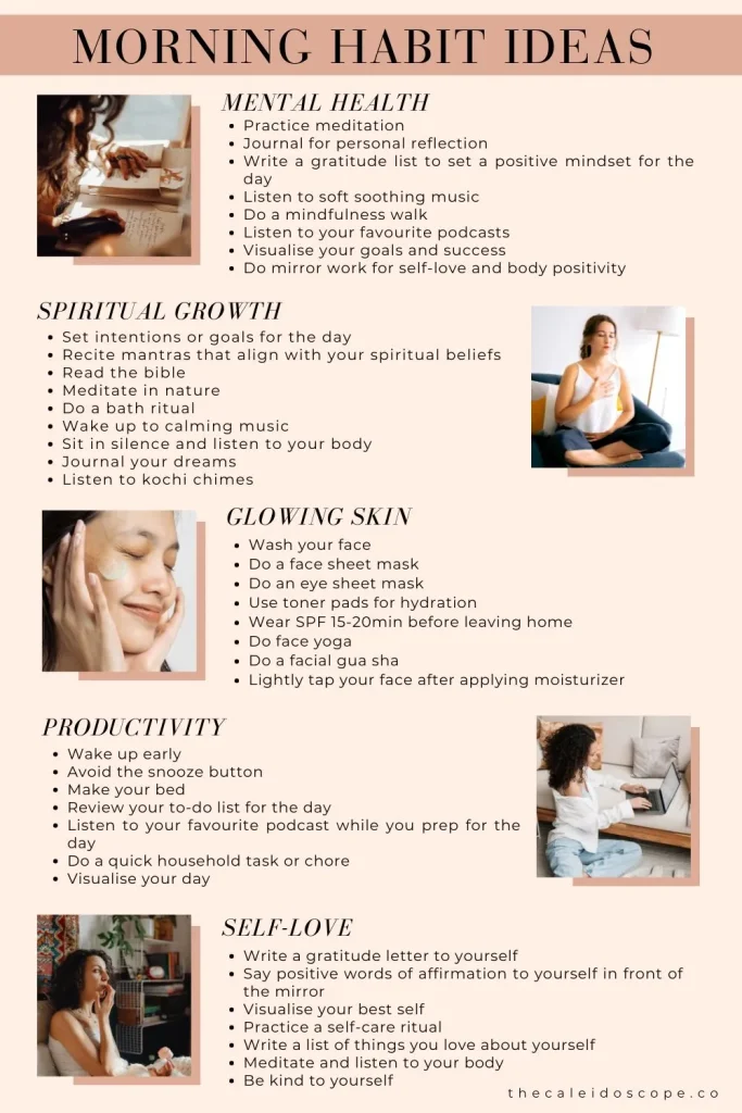 morning habits and ideas