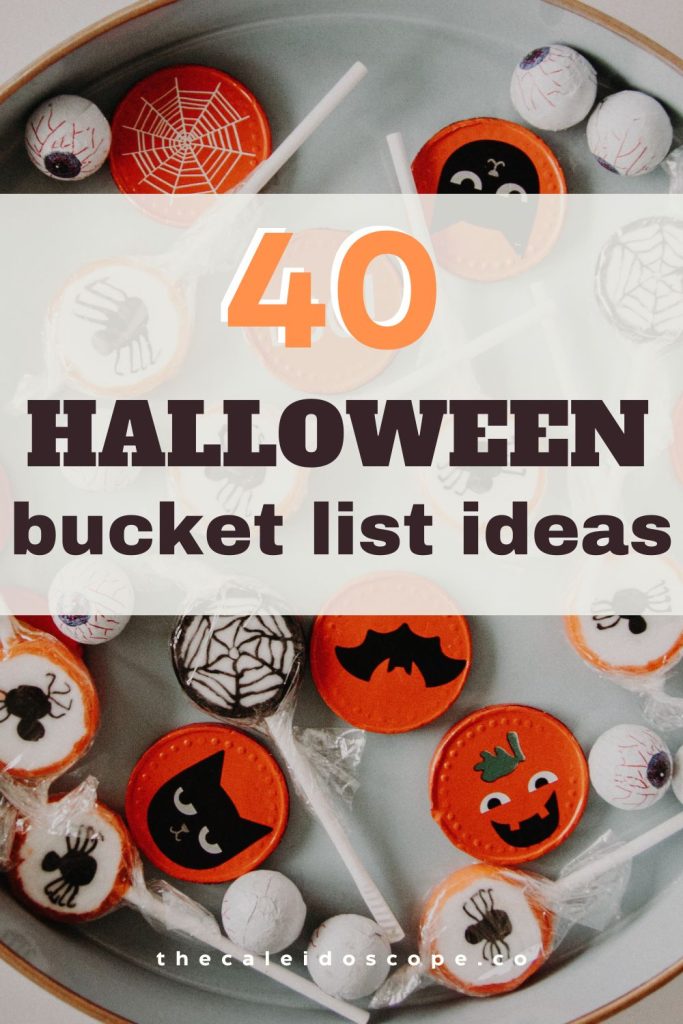 halloween bucket list ideas