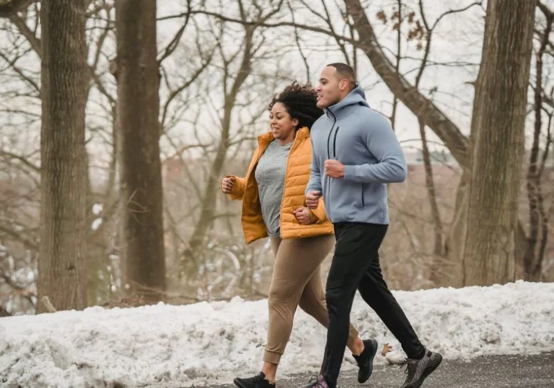 couple running together