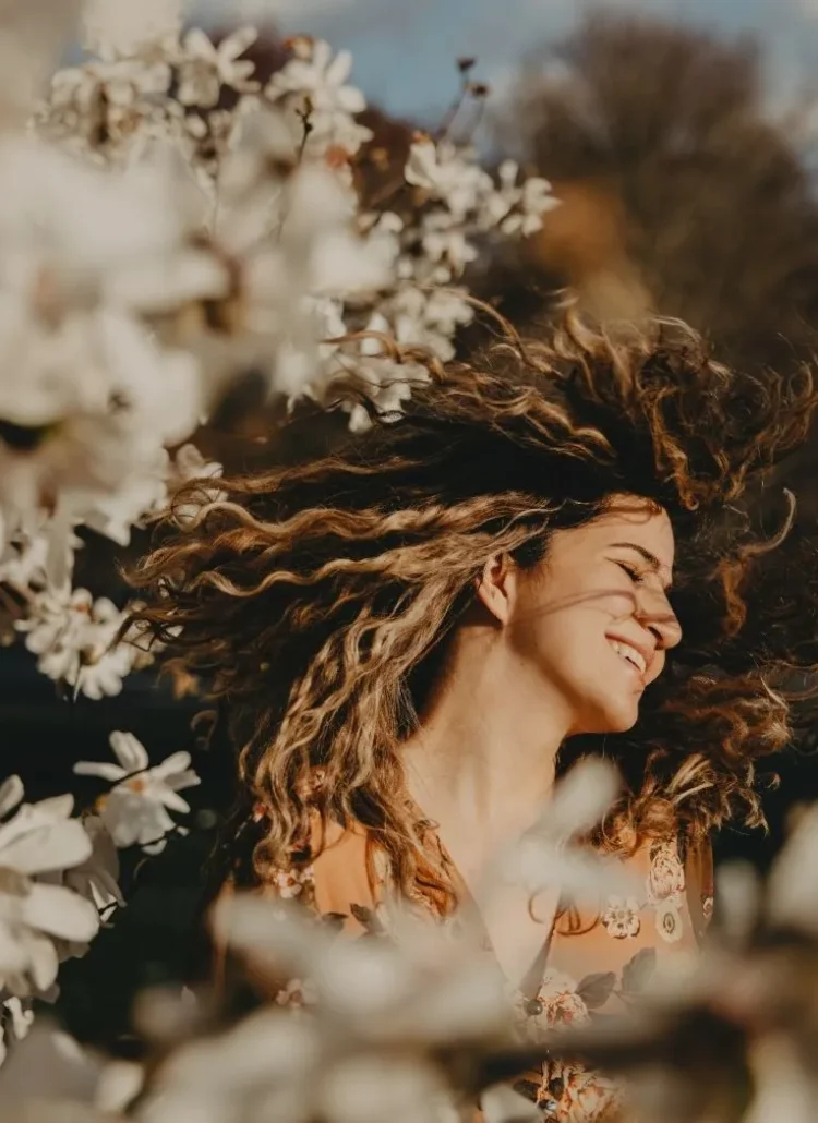 woman embracing single life